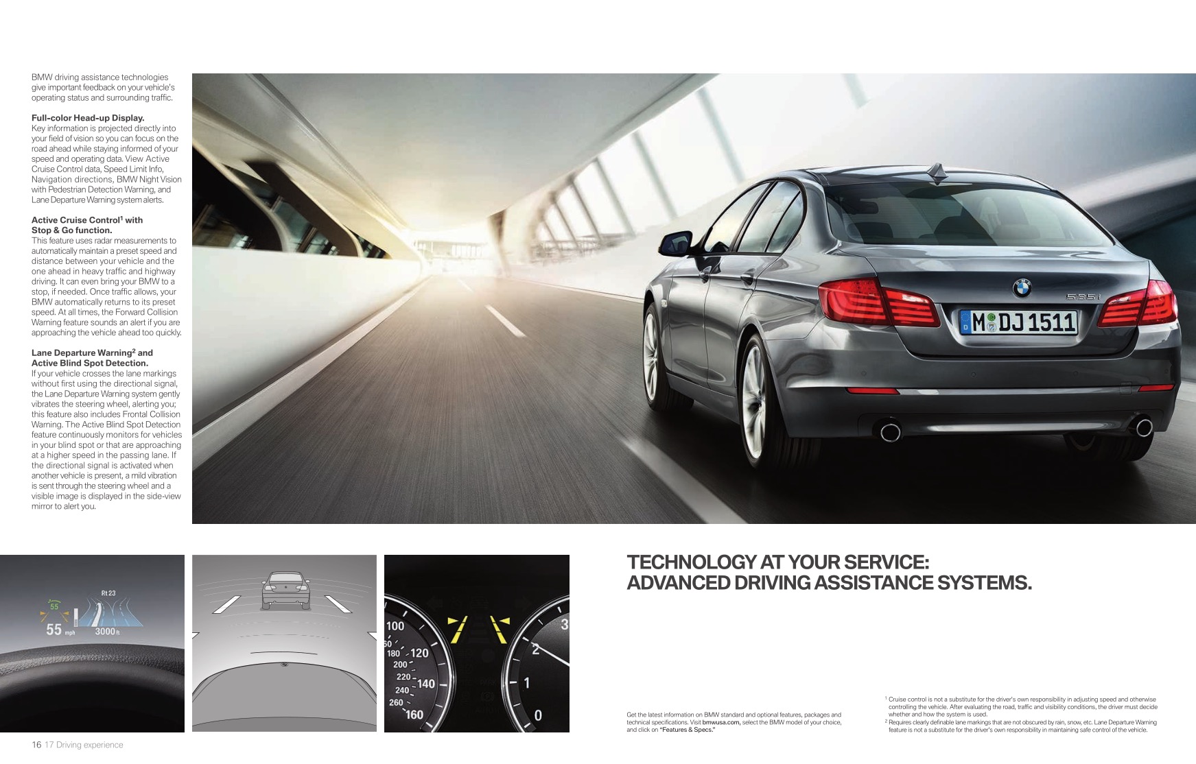2013 BMW 5-Series Brochure Page 5